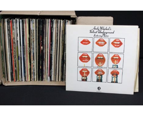 Vinyl - 76 Rock &amp; Pop LPs, 10 12" singles and 1 78rpm to include Velvet Underground, The Who x 2, Led Zeppelin x 2, Neil 