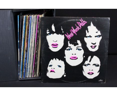 Vinyl - 20 Rock, Punk, Alt, New Wave LPs and 12 12" singles to include New York Dolls, Patti Smith, The Undertones, Gary Numa