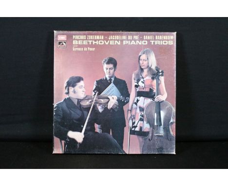 Vinyl - Classical - Pinchas Zukerman, Daniel Barenboim, Jacqueline Du Pré, Gervase de Peyer ‎– Beethoven Piano, His Master's 