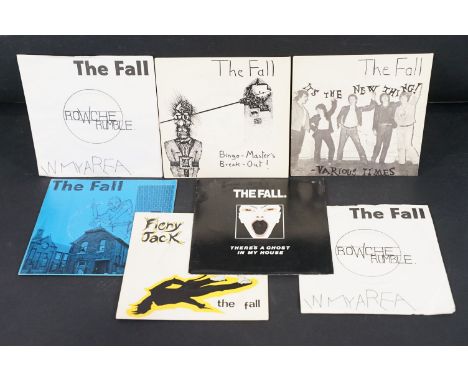 Vinyl - 7 The Fall original UK 7” singles to include: It's The New Thing! / Various Times (SF 9), Bingo-Master's Break-Out! (