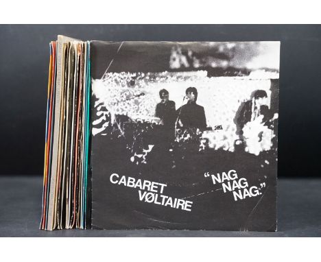 Vinyl - 16  New Wave / Electronic / Synth 7” singles to include: Cabaret Voltaire, Clock DVA, Positive Noise, Lori &amp; The 