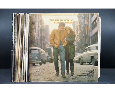 Vinyl - 18 Rock &amp; Pop LPs to include Bob Dylan x 4, The Beach Boys (original UK mono), Eagles, Bryan Ferry, Steve Winwood