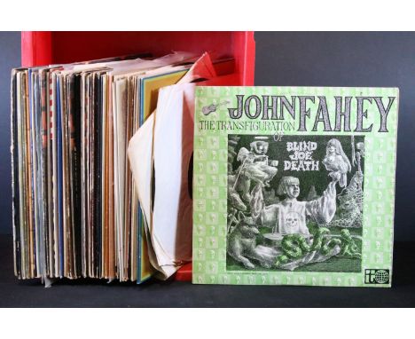 Vinyl - Over 40 Folk Rock / Rock LPs to include John Fahey, The Focus (2 copies of Shades Of Life - FOCUS1, both no sleeve), 