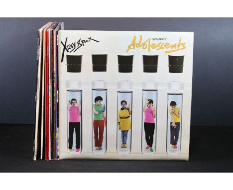 Vinyl - 11 Punk and New Wave original mainly UK pressing LP’s and one 12” single to include: X-Ray Spex – Germfree Adolescent