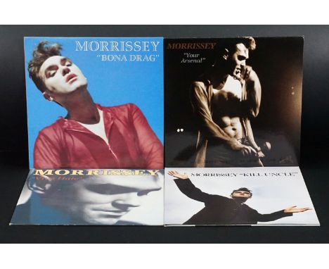 Vinyl - 4 Morrissey original pressing LP’s to include: Your Arsenal (His Master's Voice – CSD 3790 UK 1992), Bona Drag (His M