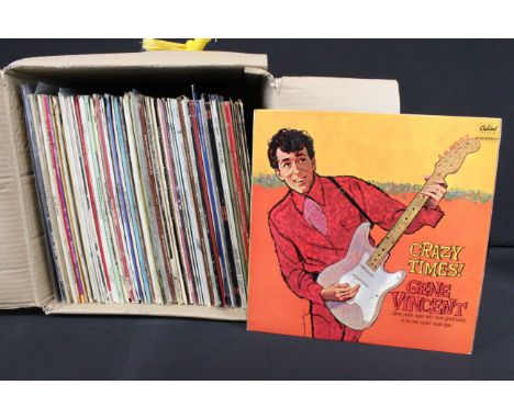 Vinyl - Over 80 Rock N Roll / Rockabilly LPs to include Gene Vincent, The Champs, Bo Diddley, Bill Haley, Bill Black's Combo,
