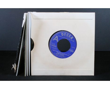 Vinyl - 7 Northern Soul / R&amp;B UK 1960’s demo promo 7” singles to include: Janie Marden (F 12101), The Marvels 5 (POP 1423