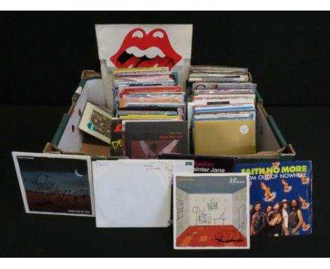 Vinyl - Over 130 Rock, Pop, Indie 7" singles to include Faith No More x 2, Belle &amp; Sebastian x 3, The Bluetones x 6, Extr