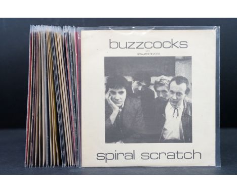Vinyl - 25 1st generation Punk 7” singles to include: Buzzcocks x 3 (including Spiral Scratch EP), The Clash, Eater, Generati