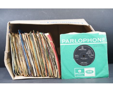 Vinyl - Over 60 Rock &amp; Pop 7" singles to include The Pink Floyd (solid centre), Love Sculpture, Elvis Presley, The Beatle