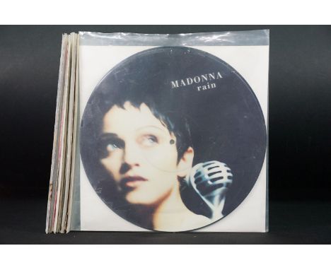 Vinyl - 11 Madonna 12" singles to include Rain (pic disc), Hung Up (promo), Like A Virgin, Into The Groove, Bad Girl, Borderl