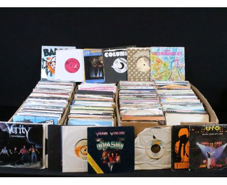 Vinyl - Over 650 Rock &amp; Pop 7" singles to include King Crimson, Van Morrison, Nitzer Ebb, Pauline Murray, James King, The