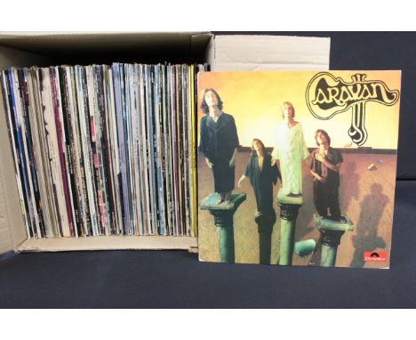 Vinyl - Over 80 Rock &amp; Pop LPs to include Caravan x 2, The Doors x 4, Kevin Ayers x 3, Bob Dylan 16, Cream x 3, Creedence