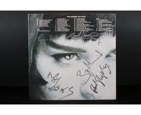 Vinyl / Autograph - The Damned The Shadow Of Love 12" signed on inner sleeve by Rat Scabies, Dave Vanian, Paul Shepley, Bryn 