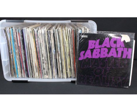 Vinyl - Over 120 mainly 1980s Rock &amp; Pop LPs and 2 12" singles to include Black Sabbath, Queen, Kate Bush x 2, Pink Floyd