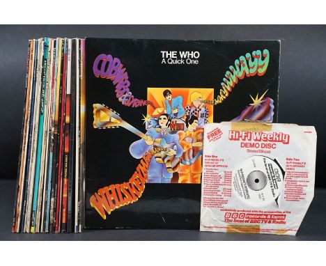 Vinyl - 23 Rock &amp; Pop LPs to include The Who x 2, KISS (gold stamp promo), Deep Purple, Rush x 2 (one sealed), Steely Dan