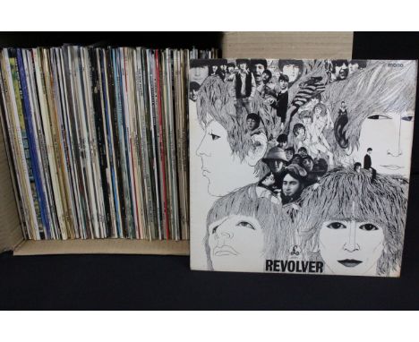 Vinyl - Over 80 Rock &amp; Pop LPs to include The Beatles x 3 (all original UK yellow Parlophone), Madonna, Blondie, Santana,