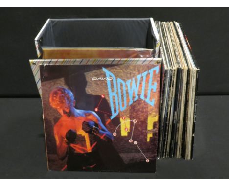 Vinyl - 23 David Bowie LPs, 1 12", 1 10" spanning his career to include Low (with fan club insert), Hunky Dory, Ziggy Stardus