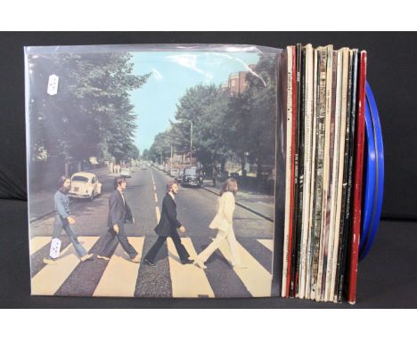 Vinyl - 20 Rock &amp; Pop LPs and 1 box set to include The Beatles (Abbey Road), Pink Floyd (DSOTM A3/B3), David Bowie x 4, L