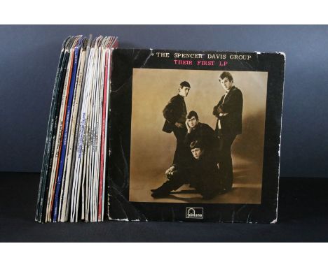 Vinyl - Approx 20 LPs to include The Spencer Davis Group (TL5242), The Rolling Stones x 2, The Beatles x 2, Four Tops x 3, Th
