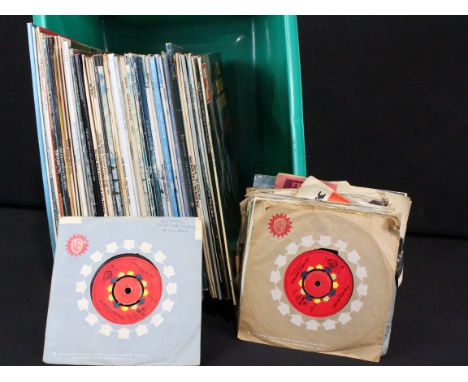 Vinyl - Over 50 Rock &amp; Pop LPs and over 40 7" to include The Rolling Stones x 2, Buddy Holly, INXS, Inez &amp; Charlie Fo