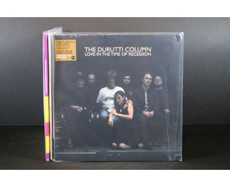 Vinyl - 3 Durutti Column LP’s to include: Love In The Time Of Recession (Demon Records – DEMREC745, UK 2020 double Amber Tran