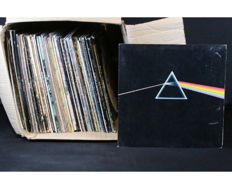 Vinyl - Over 60 Rock &amp; Pop LPs and 7 12" to include Pink Floyd (DSOTM), Tank, Hawkwind, The Beatles, Bruce Springsteen, T