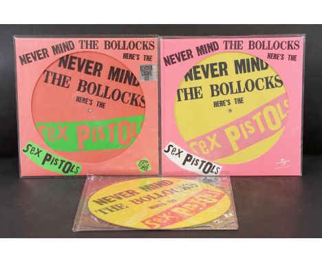 Vinyl - 3 picture disc copies of Sex Pistols Never Mind The Bo****ks, Here's The Sex Pistols LP to include Universal Music – 