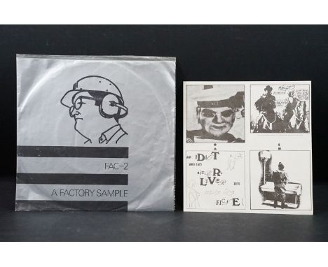 Vinyl - A Factory Sample double 7” single on Factory Records - FAC-2. Original UK 1979 1st pressing in plastic covered gatefo