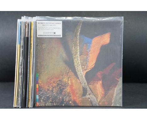 Vinyl - 10 Afrobeat / African LP’s and one 12” to include: Nusrat Fateh Ali Khan – Mustt Mustt (LPRW15), Tamikrest – Toumasti