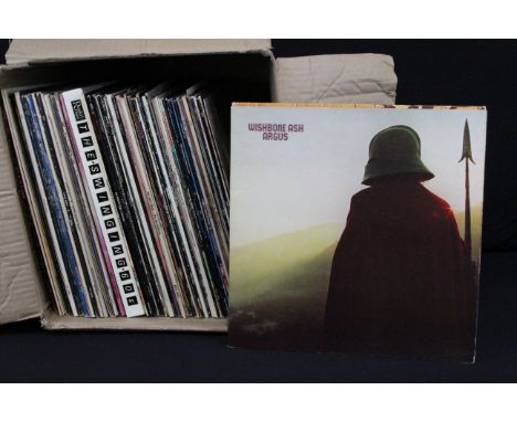 Vinyl - 60 Rock &amp; Pop LPs, 1 box set and 10 12" singles to include Wishbone Ash x 3, Symarip, The Electric Flag, Fist, De