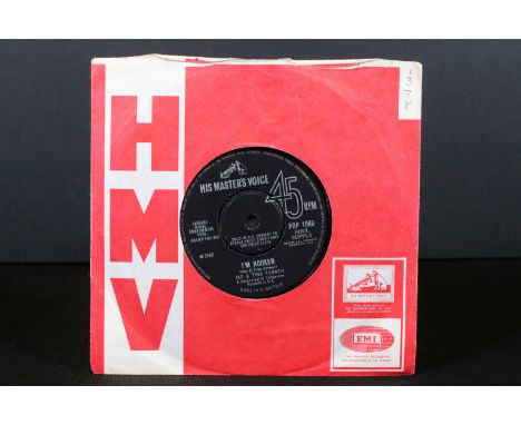 Vinyl - Northern Soul - Ike &amp; Tina Turner ‎– I'm Hooked / Dust My Broom 7” single on His Master’s Voice Records - POP 158