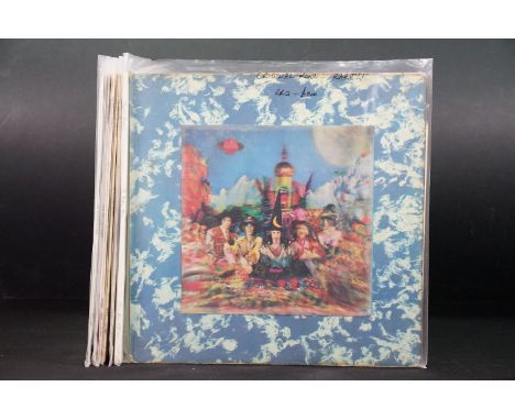 Vinyl - 7 Rolling Stones original unboxed Decca mono pressing LPs to include Their Satanic Majesties Request Vg+, Beggars Ban