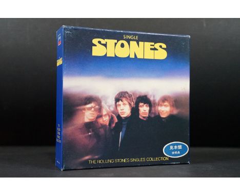 Vinyl - The Rolling Stones Single Stones: The Rolling Stones Singles Collection box set on London Records S95P1010/24. 15 x 7