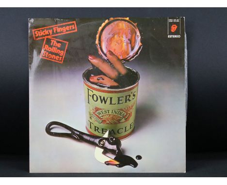 Vinyl - The Rolling Stones – Sticky Fingers on Rolling Stones Records – HRSS 591-01 (Spanish pressing). Ex / Ex+ 