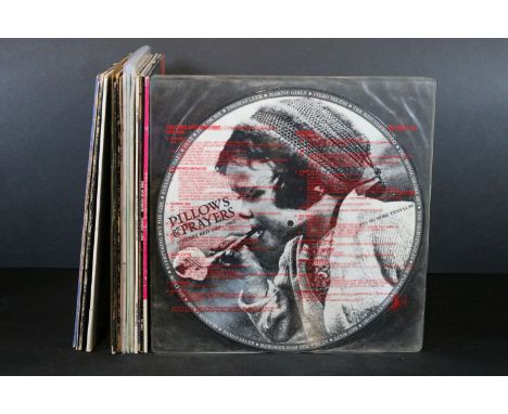Vinyl - 9 Punk &amp; New Wave LPs and 9 12" singles to include Pillows &amp; Prayers (pic disc LP), UK Subs (clear vinyl), Ma