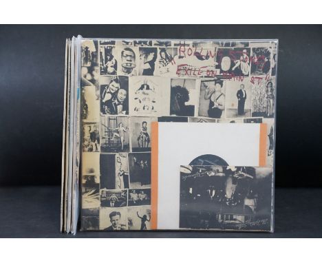 Vinyl - 6 Rolling Stones LP’s to include: Exile On Main St. (Rolling Stones Records – COC 69100, UK 1972 with 2 postcards and