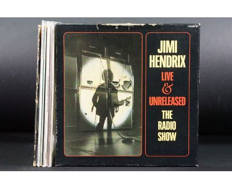 Vinyl - 5 Jimi Hendrix LPs and 1 box set to include Live &amp; Unreleased The Radio Show (HBLP 100), Are You Experienced (US 