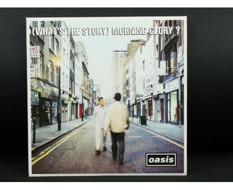 Vinyl - Oasis – (What's The Story) Morning Glory? on Creation Records – CRE LP 189 original UK 1995 pressing with MPO crossed