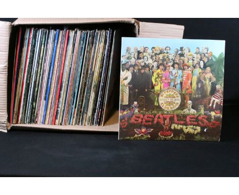 Vinyl - Over 60 Rock &amp; Pop LPs and 7 12" to include The Beatles, David Bowie, Jefferson Airplane, Creedance Clearwater Re