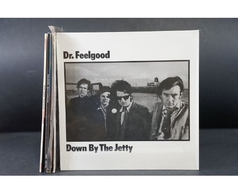 Vinyl - 5 Dr. Feelgood / Wilco Johnson LP’s to include: Malpractice (UK 1975), Sneakin’ Suspicion (UK 1977), Down By The Jett