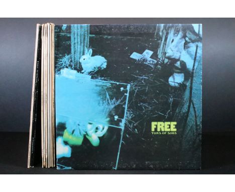 Vinyl - 10 Free LPs Tons Of Sobs (ILPS 9089, blue rim palm tree label), Fire &amp; Water (ILPS 9120, pink 'i' label), Highway
