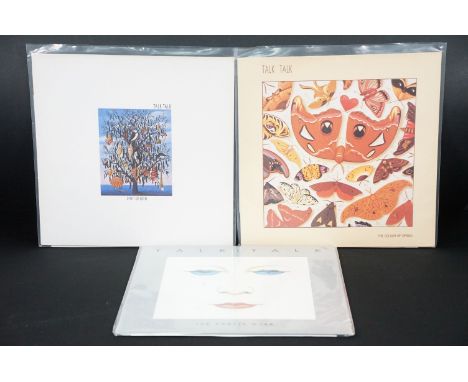 Vinyl - 3 Talk Talk LPs to include The Colour Of Spring (test pressing), Spirit Of Eden, The Party's Over. Ex overall