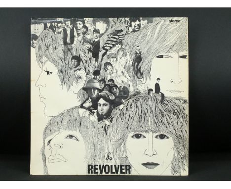 Vinyl - The Beatles Revolver LP on Parlophone PCS 7009. Stereo, yellow and black labels, Sold In UK and The Gramophone Co Ltd