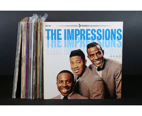 Vinyl - 26 Soul LPs to include The Impressions, The Isley Brothers, Grover Washington Jr, William Bell, Booker T &amp; The MG