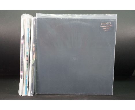 Vinyl - 8 Prince &amp; related LPs to include The Black Album (9362-45793-1 peach spine colour spine text) Ex-, The Rainbow C