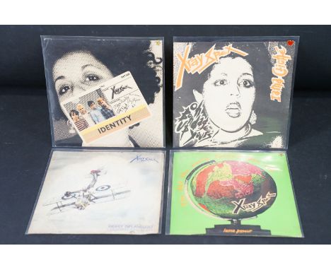Vinyl - Punk - 4 X-Ray Spex original UK 7” singles to include: Oh Bondage Up Yours !. (Virgin Records - VS 189, original UK 1