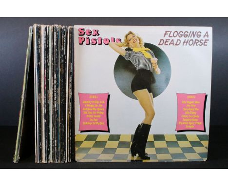 Vinyl - 25 Punk and New Wave albums and 2 x 12” singles to include: Sex Pistols 3 albums and one 12” (including Greek NMTHB a