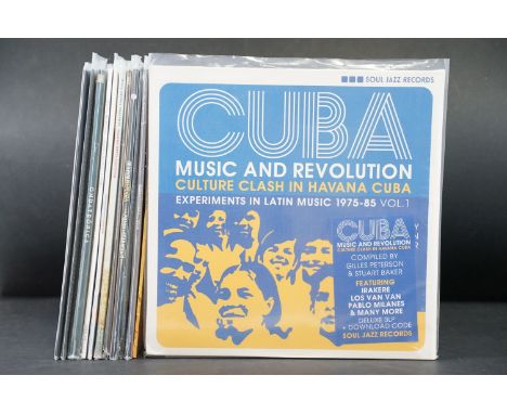 Vinyl - 11 Latin / Cuban / Mambo / Bossanova LP’s and one 12” to include: Various – Cuba: Music And Revolution (Culture Clash