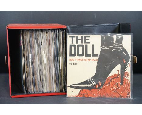 Vinyl - 51 New Wave / Post Punk / Mod Revival / 2 Tone 7” singles to include: The Doll, Glaxo Babies, The Jam x 6, The Chords